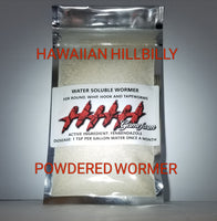 POWDERED WATER SOLUBLE WORMER